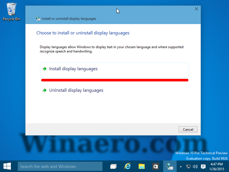 Download windows 10 language pack 1803